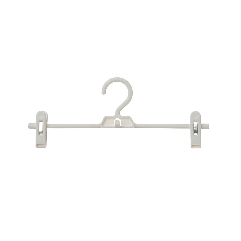 Colgadores retráctiles creativos de apilamiento para ropa para adultos, colgador de pared, carpeta de pantalones de plástico, colgador de ropa, sujetador de 34x14x2,8 CM: Blanco