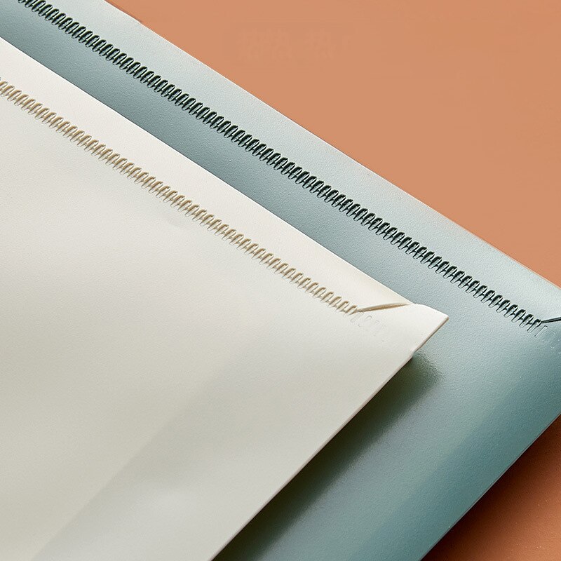 Pack of 12 File Folders A4 Clear Waterproof File Bags Document Folder With Snap Button For Home Office School