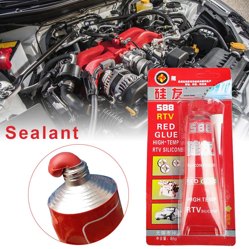 85g Strong Adhesive Glue High Temperature Sealant Waterproof RTV Red Fastening Glue for Car Vehicle Motor Gap Seal Repair Tools