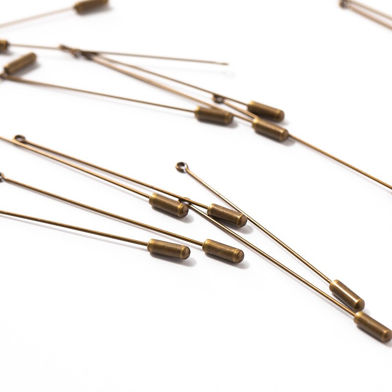 10 pièces 5cm cylindre colle sur tampon revers bâton broche embrayage boutonnière broche acier inoxydable broches bijoux