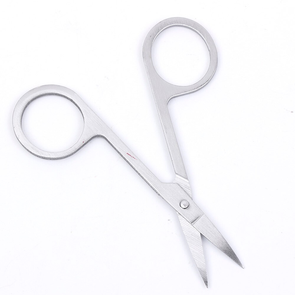 Stainles Steel Eyebrow Hair Trimming Beauty Makeup Nail Scissors