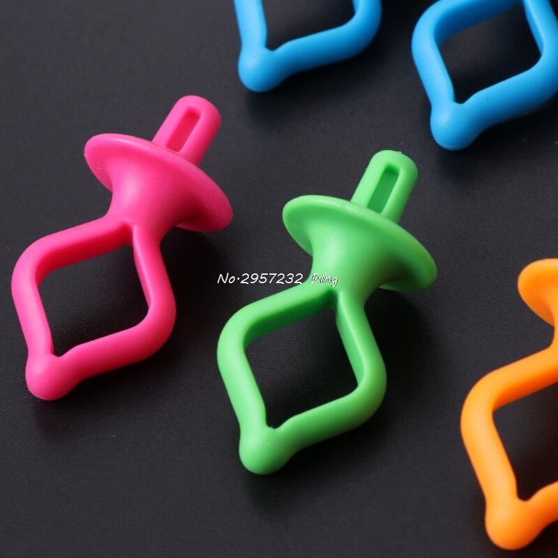 12 stycken blandad färg silikon trådklämmor spolhållare klämmor klämmor verktyg che 8