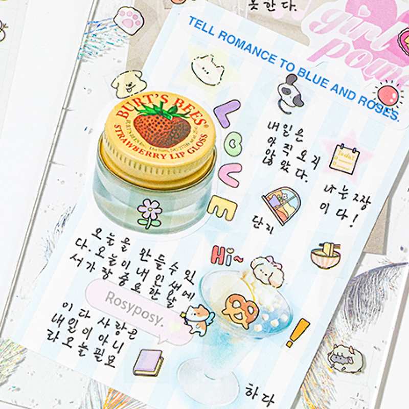 Mr. Paper, 200 cm/rollo, cinta de corte de película PET de dibujos animados, lindo Mini álbum de recortes hecho a mano, diario, cinta adhesiva decorativa