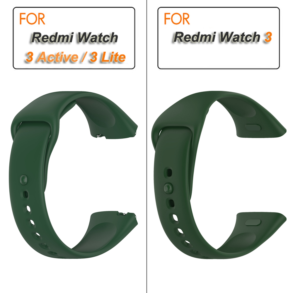 Watch Strap For Xiaomi Redmi Watch 3 Active/Lite Strap Replacement Silicone Strap For Xiaomi Redmi Watch 3 Strap Correa Bracelet: XXL / GRAY