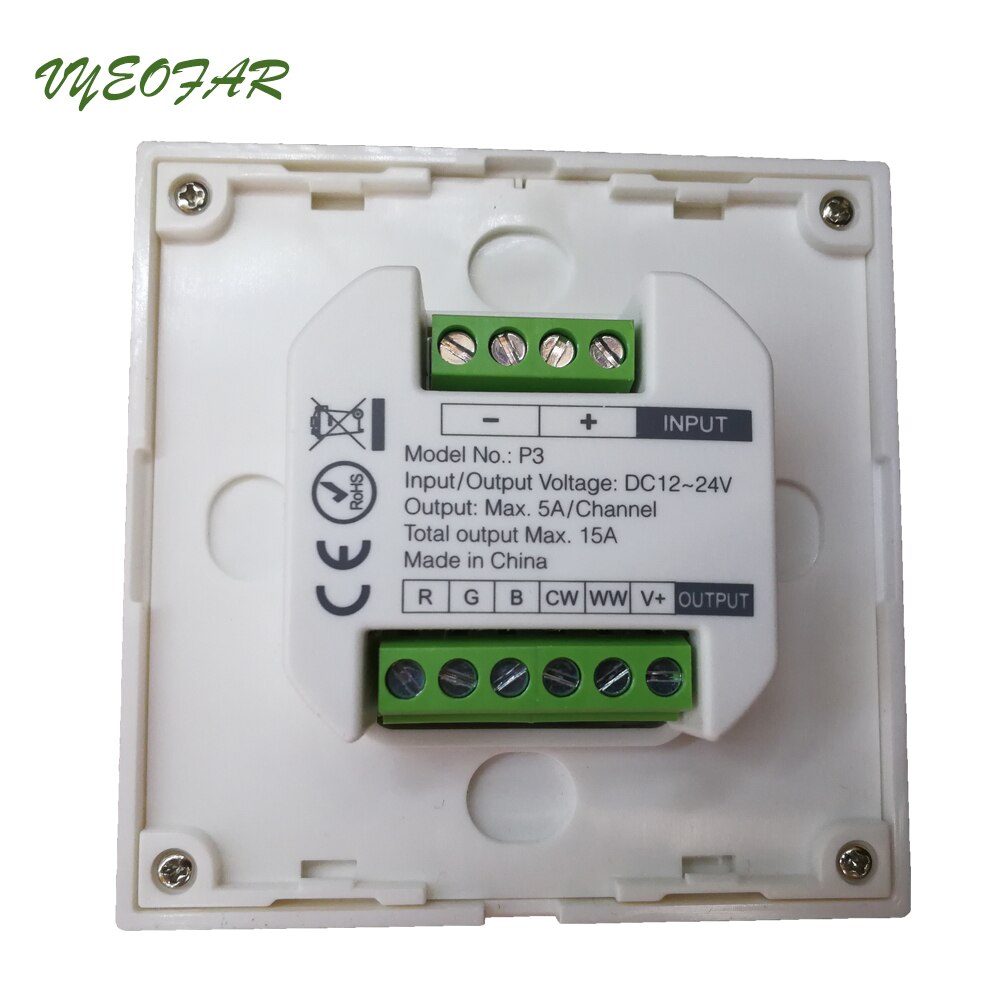 Mi light Smart Panel Led Controller RGB RGBW RGB+CCT LED Touch Switch Panel Led Dimmer for Led Strip P3