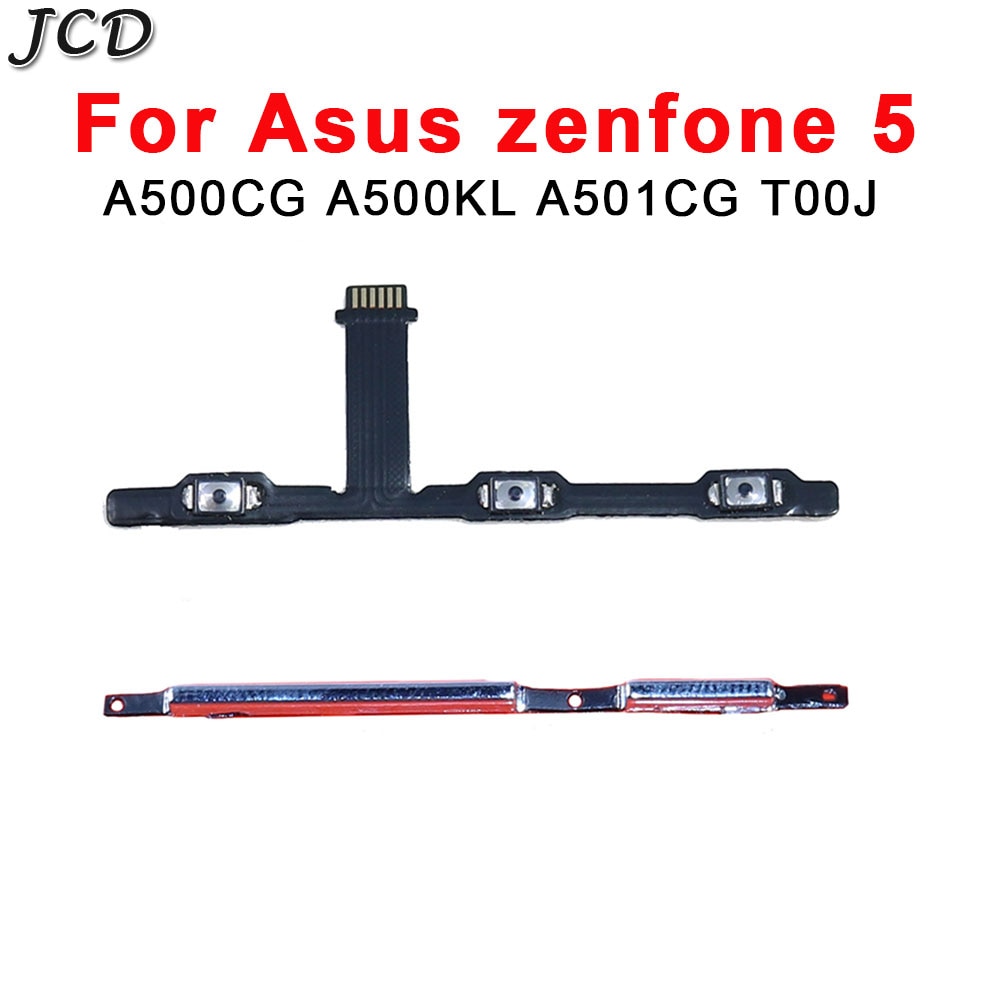 JCD volumen interruptor on off botón tecla Flex Cable para Asus zenfone 5 a500cg a500kl A501CG t00j OEM volumen/botón de encendido