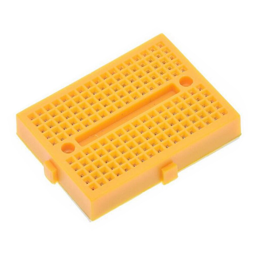 SYB-170 Mini Breadboard 170 Holes Mini Breadboard, Lab Bench, Portable Test Board, Universal Board: Yellow