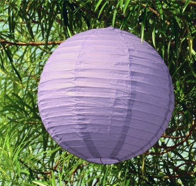 10 stücke Hochzeit Dekoration Weiß Runde Chinesische Laterne Geburtstag Dekoration Lieferungen Papier Lampe Laternen Party Decor: Light purple 10pcs