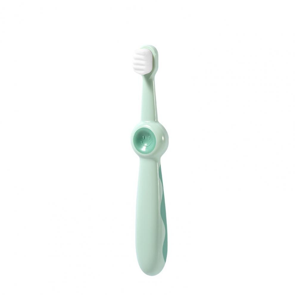 Baby Toothbrush with Anti-slip Handle Lightweight Safe PP Soft Bristles Toothbrushes for Kids Baby Tooth Care: Green