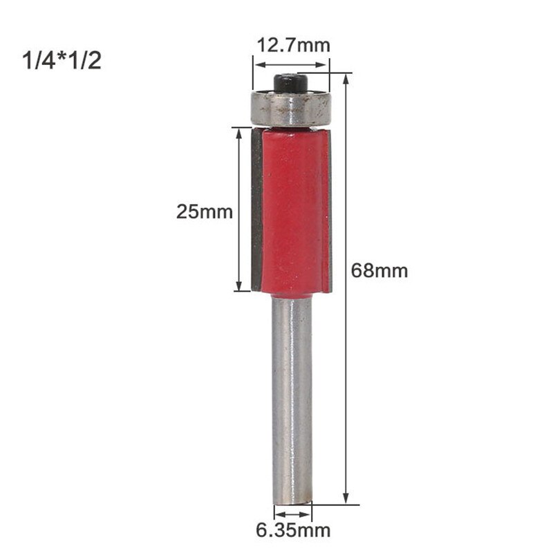 1pcs 1/4 Shank Flush Trim Router Bit Bearing Flute... – Grandado
