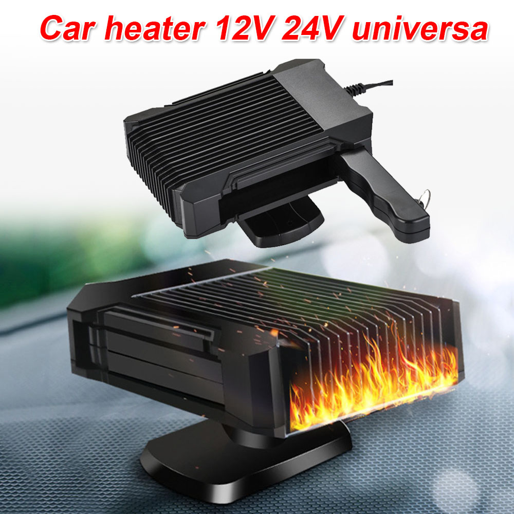 Calentador 12V/24V de dos velocidades de coche camión calefacción parabrisas Descongelador desempañador