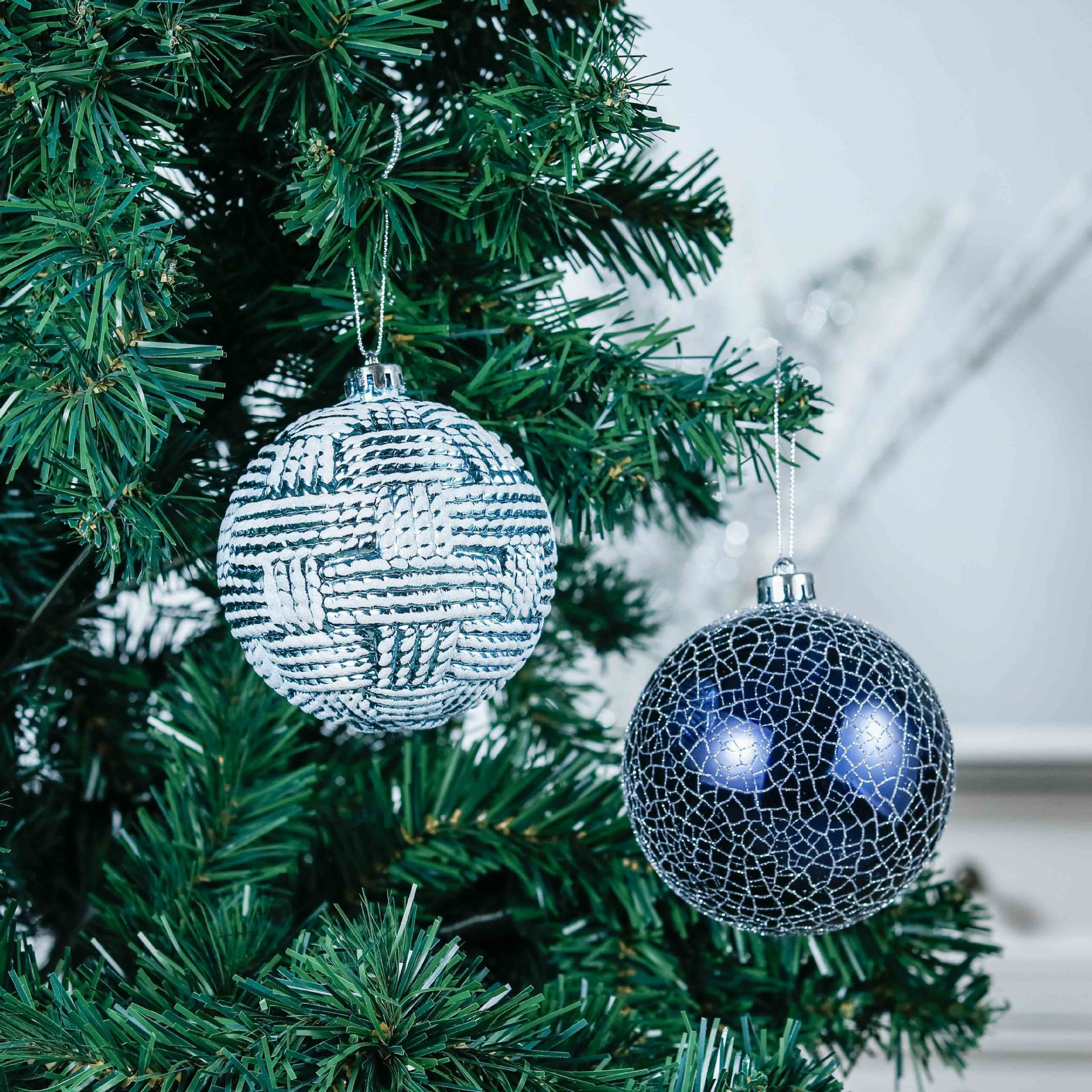 10Cm Kerstballen Ornamenten Grote Xmas Boom Onbreekbaar Opknoping Ballen Decoratie Voor Hoilday Party Kerstballen Set