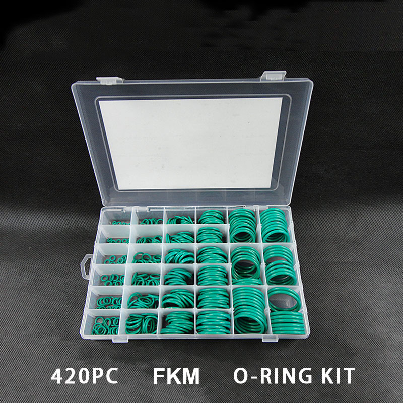 O Rings Rubber/Silicone Ring Seal VMQ NBR FKM Sealing O-rings Nitrile Washer Rubber oring set Assortment Kit Set Box Ring
