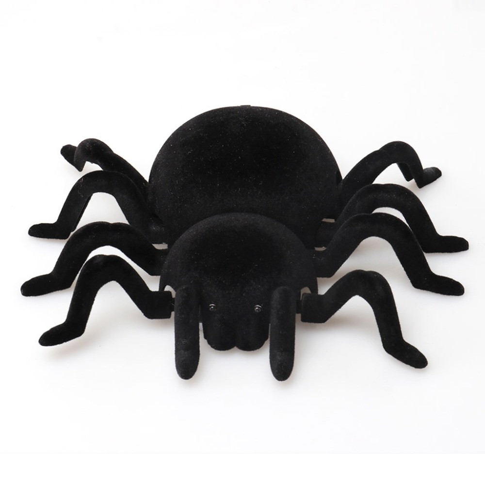 Rc hämähäkki kaukosäädin hämähäkki pelottava susi hämähäkki robotti realistinen uutuus lelut halloween