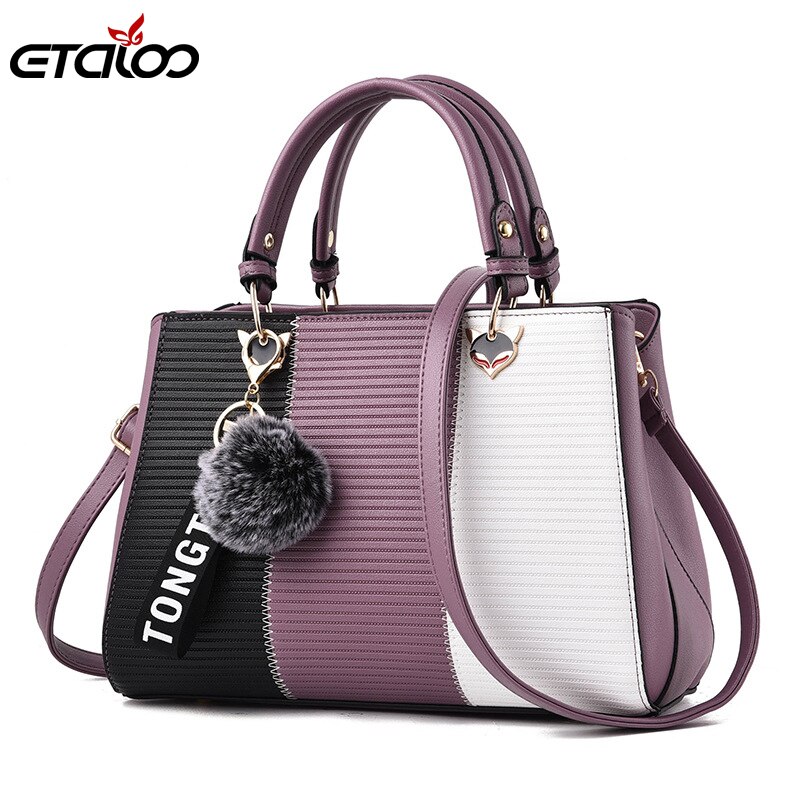 Women's Handbags Leather Bags for Women Casual Tote Ladies Bags Bolsos Fur Women Messenger Bags