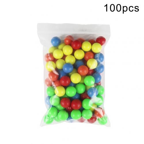 100 stk 15mm tællebolde legetøj børn tælle faste bolde legetøj skole matematik undervisningsredskaber sandsynlighedsindlæringsværktøj: Farverig