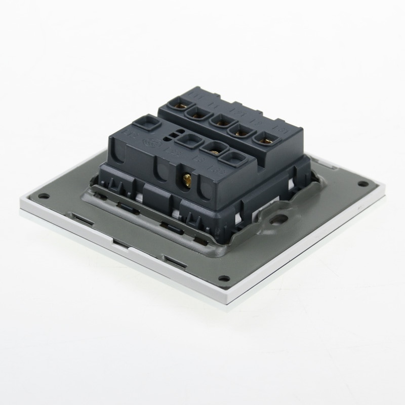 electrician wall triple open single control switch keyboard type 86 three-position light power switch panel