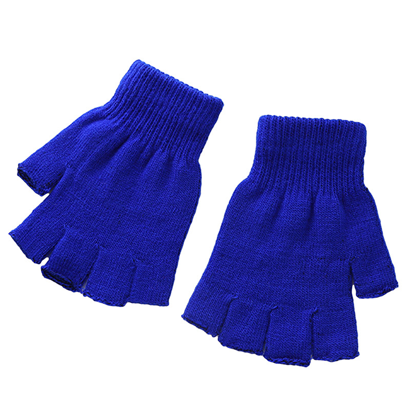 Winter Touch Screen Gloves Women Men Warm Stretch Knit Mittens Imitation Wool Full Finger Guantes Female Crochet Luvas Thicken: Ivory