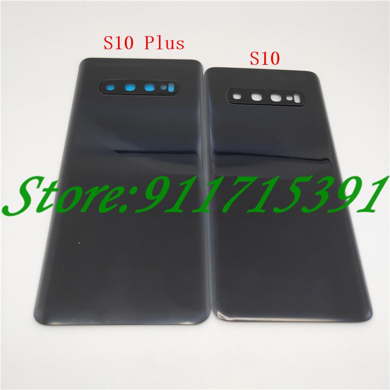 Samsung galaxy  s10e s10 s10 plus lasi akun takakannen luukun kotelon vaihtokorjausosat + kameran linssin kehys