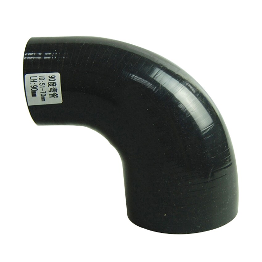 2 "-2.75" / 51-70 Mm 90 Graden Elleboog Reducer Siliconen Slang Turbo Intake Slang koppeling
