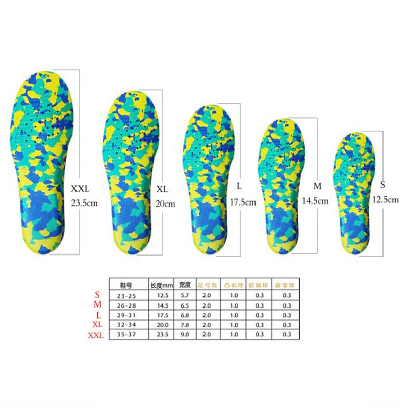 I Bambini dei capretti Plantari Solette di Correzione Strumento di Cura per il Capretto Piede Piatto arco sostegno Ortopedia Soletta Suola Scarpe sportivo pad