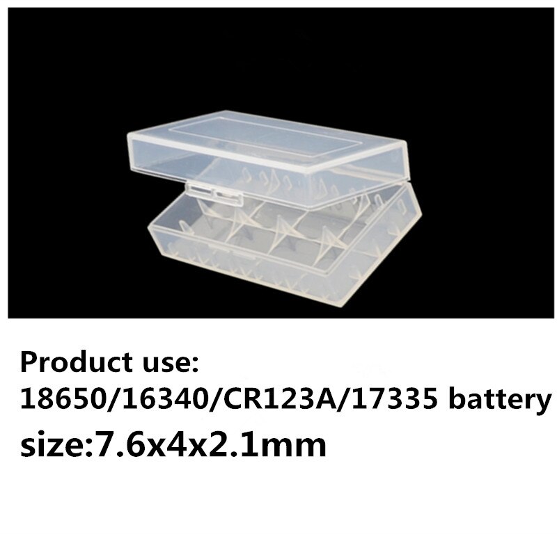 Hard Plastic 18650 Batetry Opbergdoos Geval Houder Voor 2X18650 4X16340 4xCR123A 2xAA Oplaadbare Batterij Bescherming container
