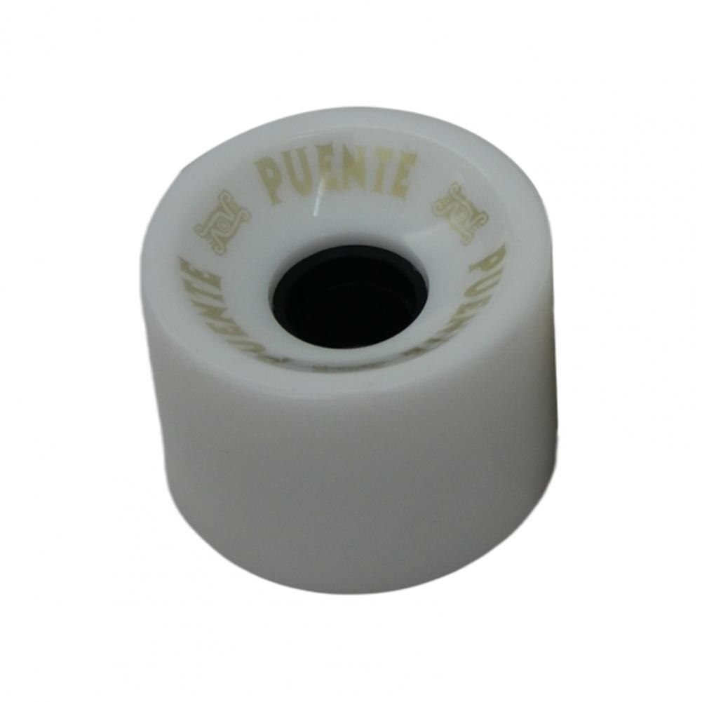 Ruote da Skateboard ruote da tavola in poliuretano Cruiser colore brillante antiruggine pratiche ruote da Skate di buona tenacità:  White 1pc