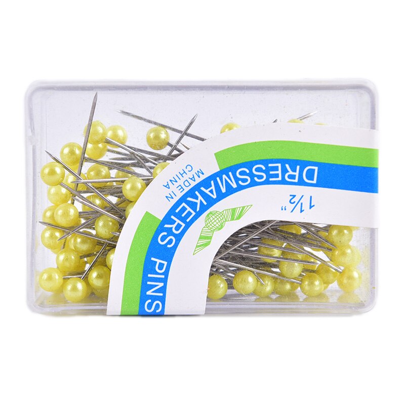 100Stck/Kasten DIY 3,5 cm Lange Perle Kopf Schneiderei Stifte Hochzeit Korsage Floristen NäHenne Werkzeug: YL