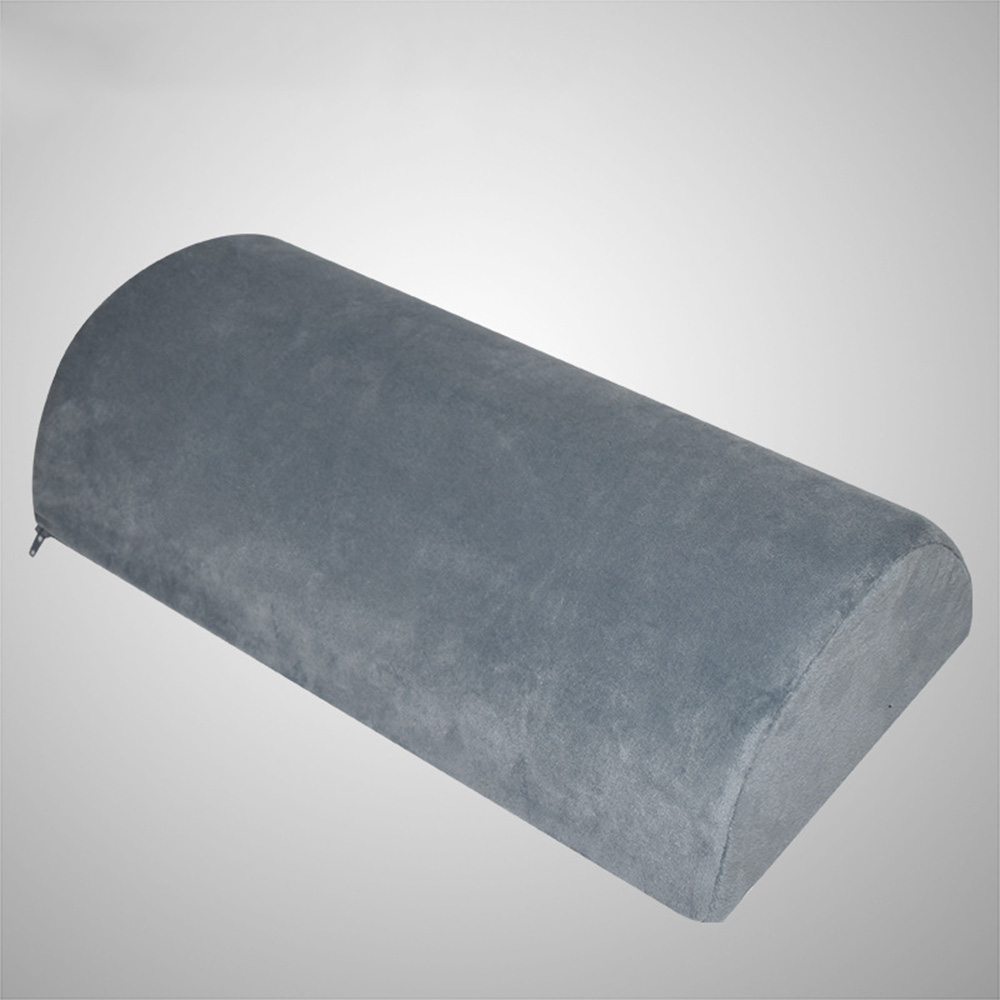 1pc Half Moon Bolster Pillow For Legs Knees Lower Back And Head Elastic Non-Slip Memory Foam Cushion Office Home Travel: green