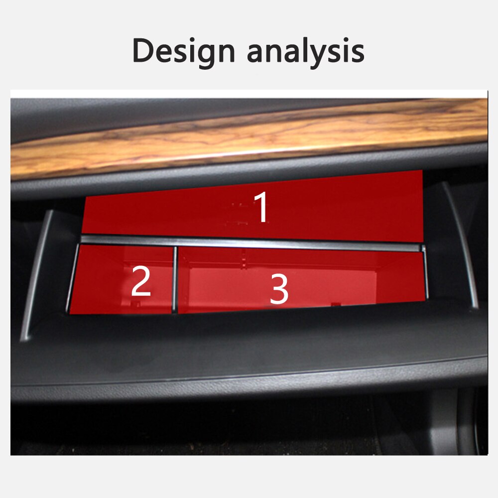 for Honda CR-V CRV Car Co-pilot Glove Box Storage Accessories Internal Sorting Partition Console Tidying