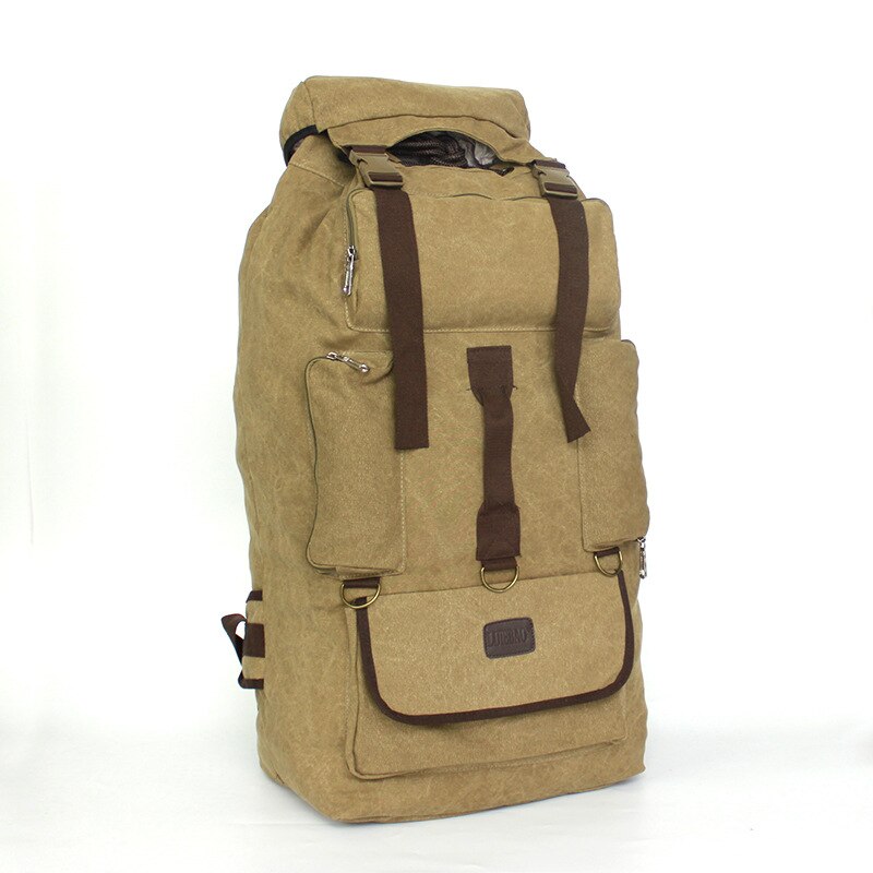 Grote Bagage Tas Capaciteit Canvas Outdoor Rugzak Multifunctionele Mannen Reistas Oversized Rugzak