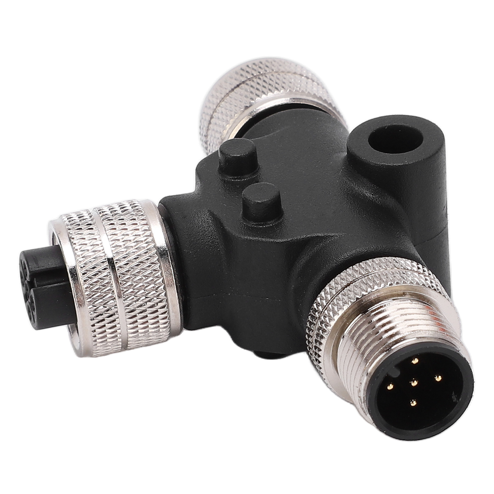 Tee Connector for NMEA 2000 M12 Thread 5 Pin IP67 Waterproof for Lowrance Networks