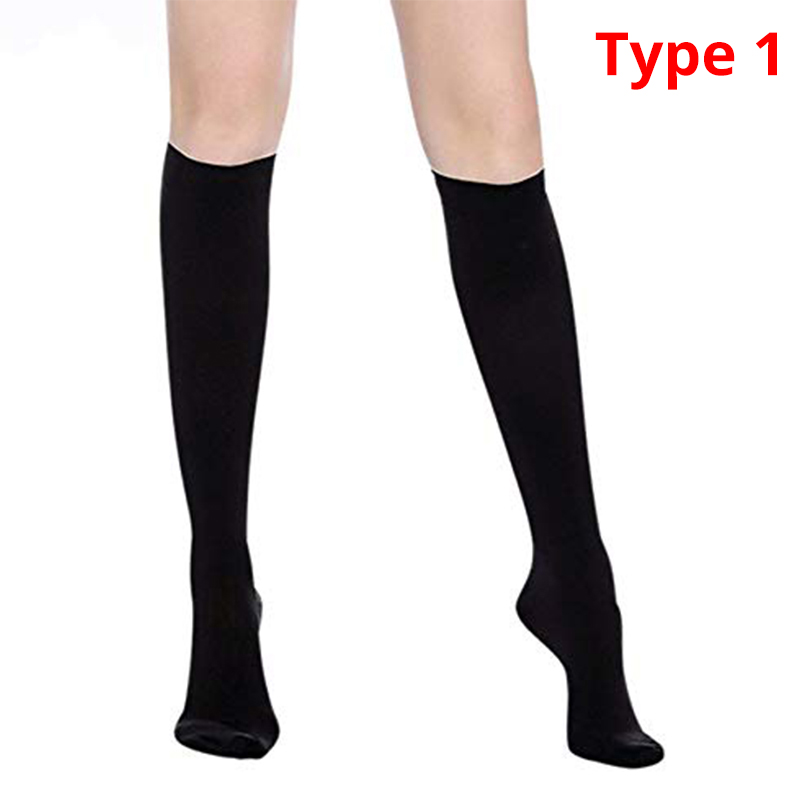 Nuovi calzini unisex Calze a compressione Pressione Vena varicosa Calza Gamba alta Supporto Stretch Pressione Circolazione Fresco