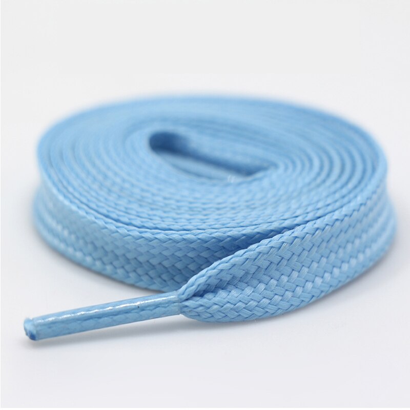 Kolor fluorescencyjne sznurowadła holograficzne odblaskowe sznurowadła dwustronne odblaskowe płaskie sznurowadła trampki sznurowadła: niebieski / 140 CM