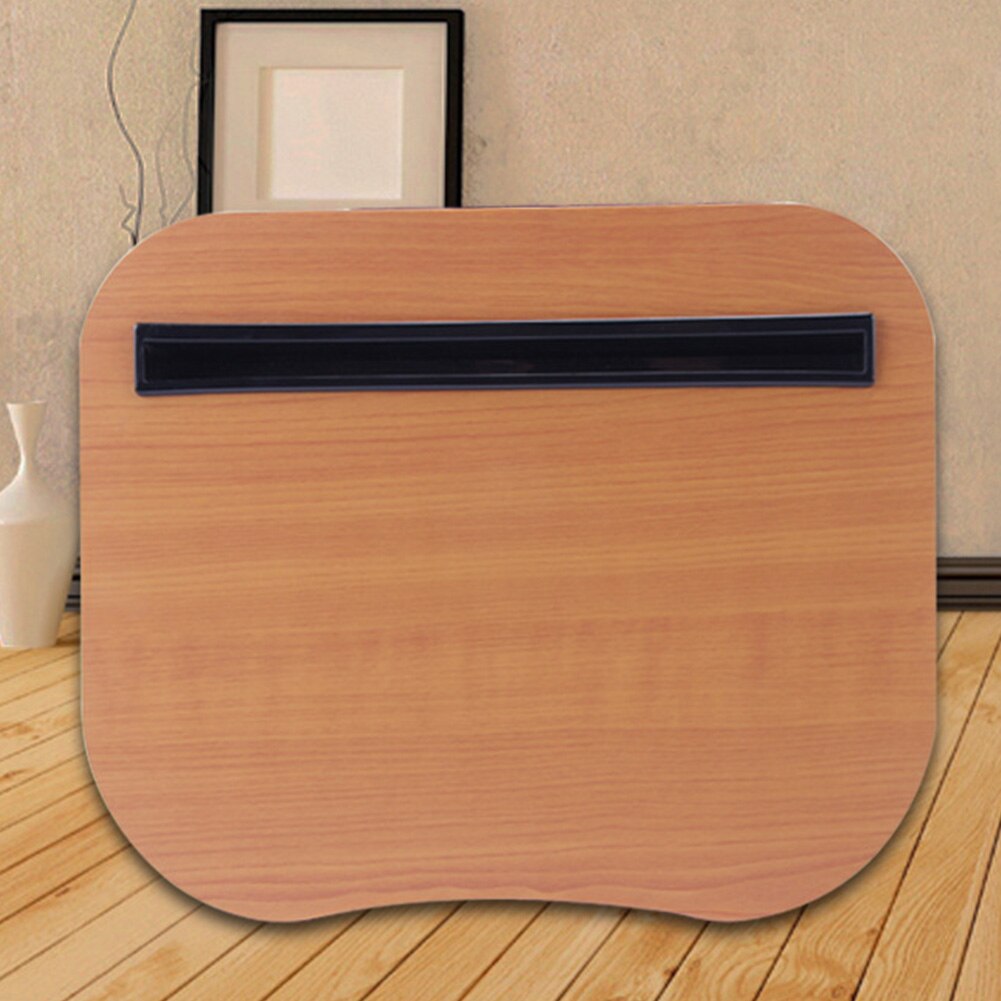 Portable Lap Desk Nap Writing Outdoor With Handle For PC Tablet Mini Home Office Travel Phone Holder Pillow Stand Knee Reading: Brown