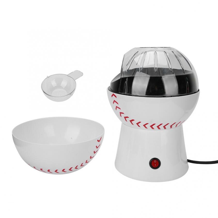 1200W Oil-Free Popcorn Maker Mini Household Air Electric Corn Popper Machine Cute Shape EU Plug For Home Kitchen: Volleyball Type