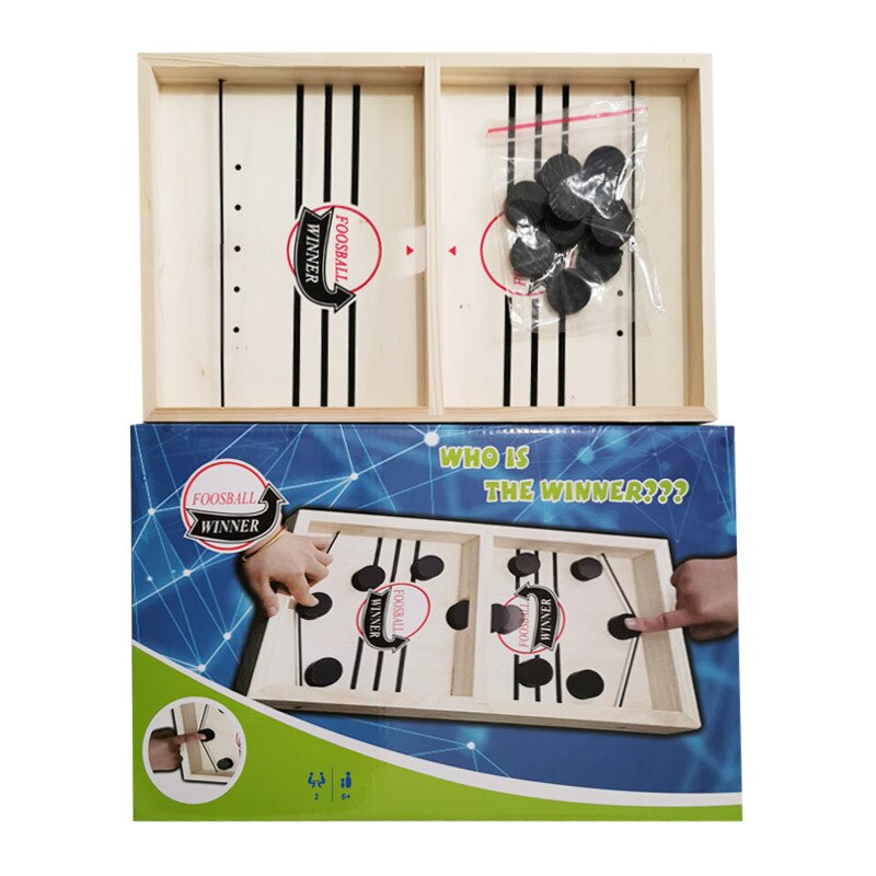 Table Fast Hockey Sling Puck Game Paced Sling Puck Winner Fun Toys Party Game Toys For Adult Child Family Home Board Game