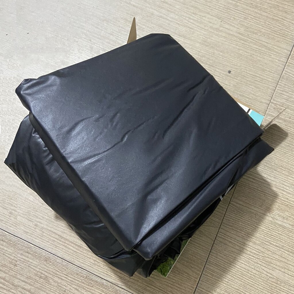 Durable Swimming Pool Cover Black Dustproof Sheet PVC Tarp Portetector for Outdoor Paddling Pool 8ft/10ft/12ft/15ft