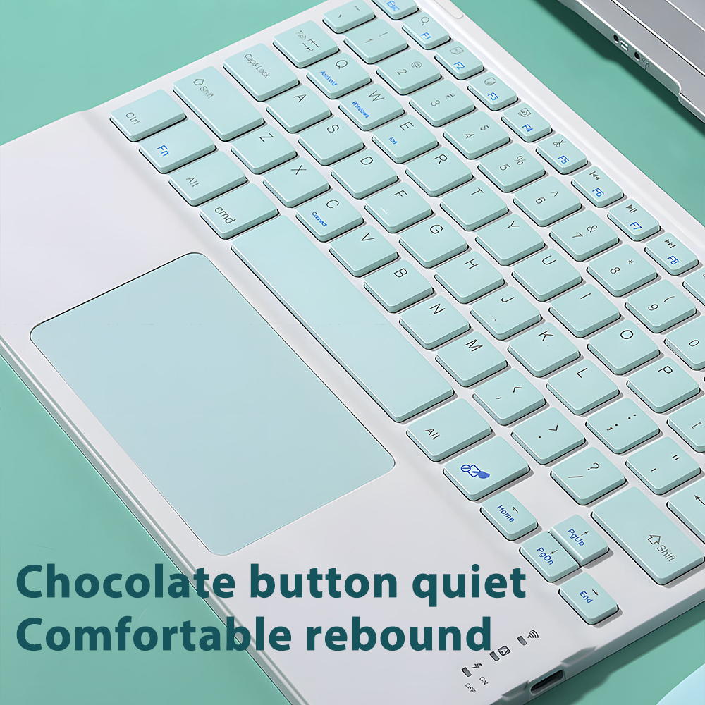 Casepoke touchpad drahtlose tastatur für Android ios huawei xiaomi Tablette ipad Profi Luft Mini koreanische russische spanische tastatur