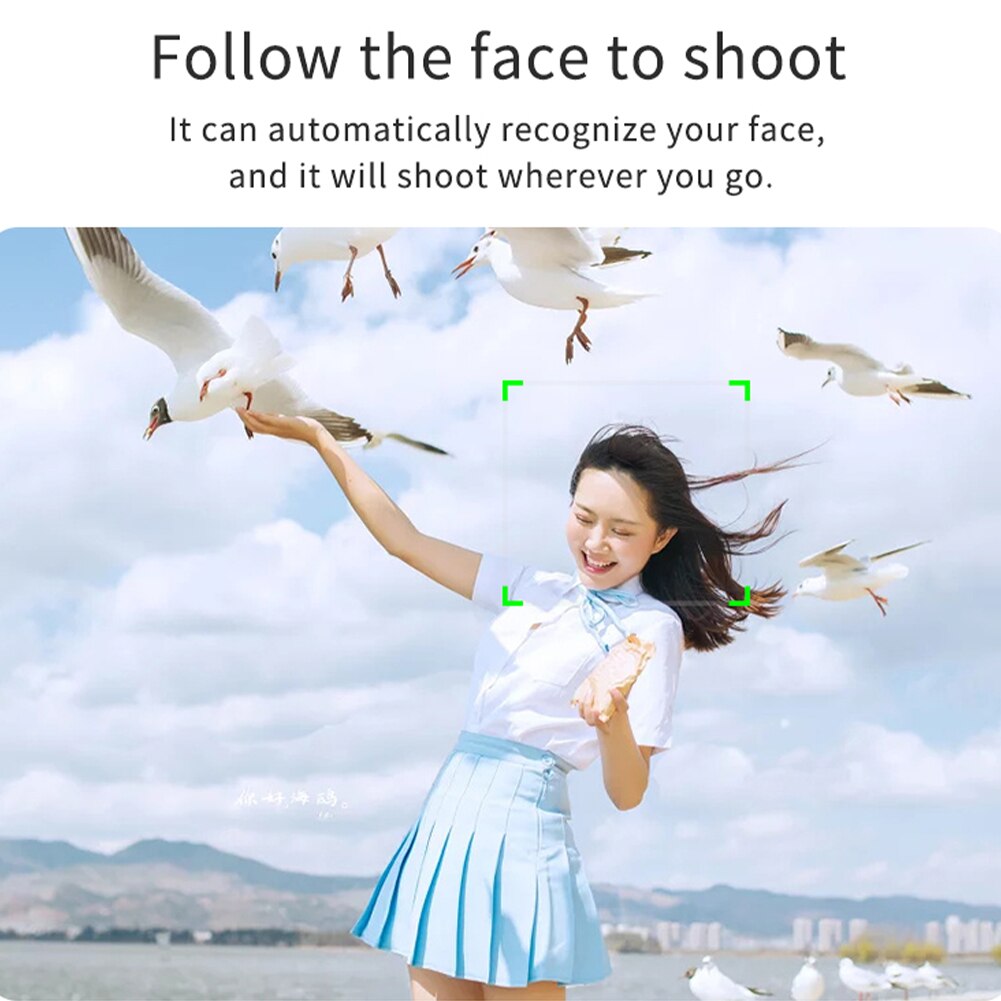 Photography Hands Free Auto Face Tracking Video Recording Gimbal Stabilizer Desktop Universal Live Broadcast 360 Degree Rotation