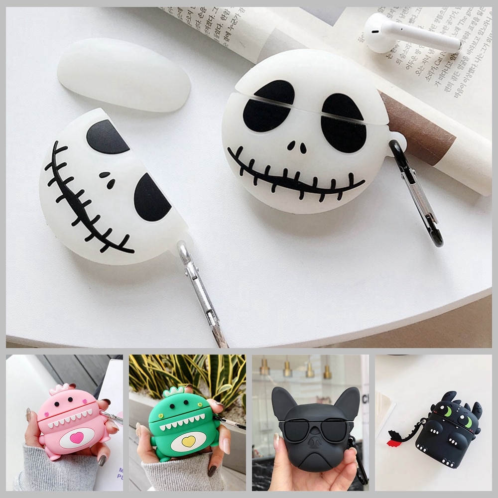 For huawei Freebuds 3 funny cartoon Luminous Earphone Cover Headphone case for huawei Freebuds3 Case Silicone Protect Case coque