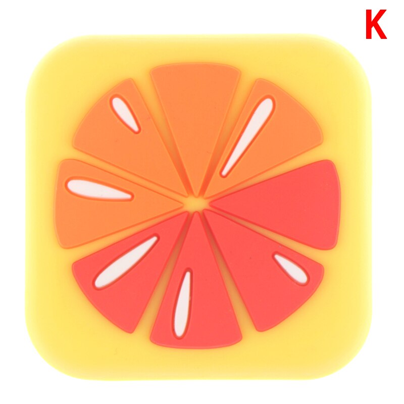 Cartoon Rubber Fender Handle Door Lock Protective Pad Protection Stickers Wall Thickening Mute Door Stopper Door Crash Pad: K