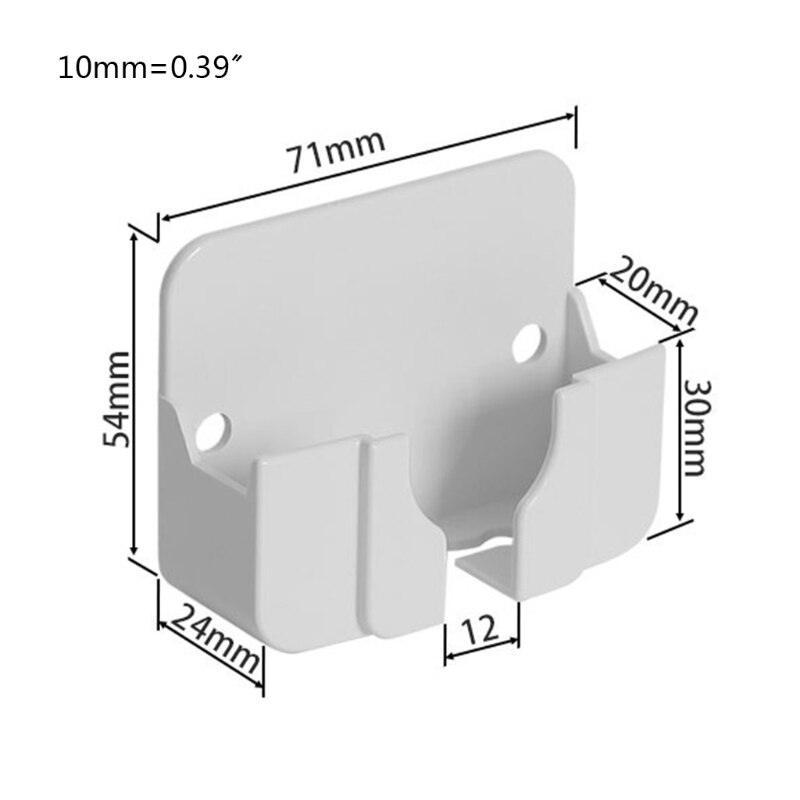 Telefoon Houder Wandmontage Organizer Opbergdoos Afstandsbediening Gemonteerd Plug Mobiel Opknoping Stand Beugel Haken