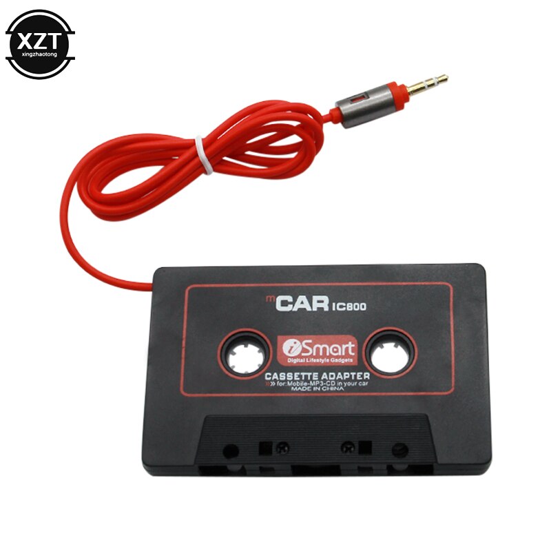 3.5mm Jack Auto Cassette Speler Tape Adapter Cassette Mp3 Speler Converter Voor iPod Voor iPhone MP3 AUX Kabel CD Speler