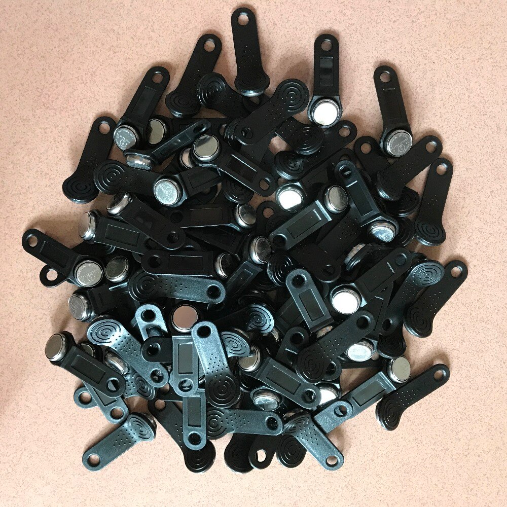 Ds1990a f5 tm1990a dallas ibutton tm kaart sleutelhanger niet-magnetisch voor toegangscontrole elektronisch slot alleen-lezen 10 stuks