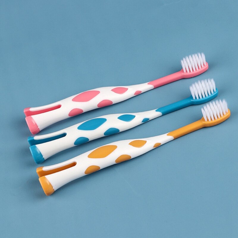 3Pcs Zachte Haren Leuke Cartoon Kinderen Tandenborstels Baby Kids Dental Mondhygiëne Care