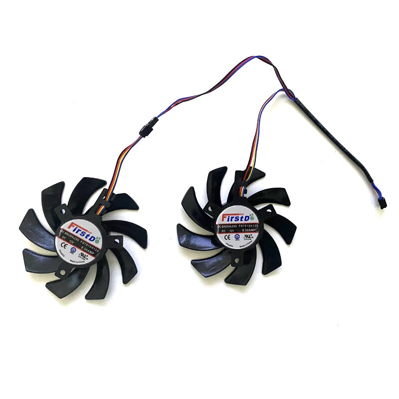 Graphics Video Card Fan VAPOR-X R9 270X 2G GDDR5 OC With Boost GPU FAN For Sapphire R9-370X/270/280/280X/285X Cooler Cooling Fan