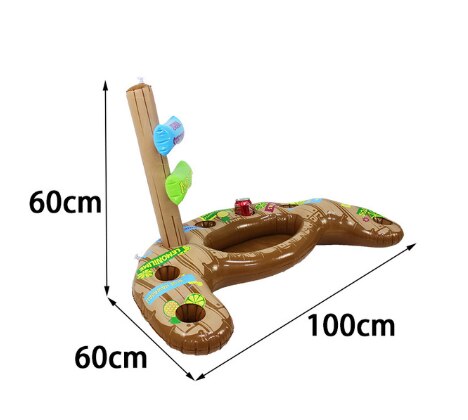 Cubo de de verano, portavasos de nube de arco iris, flotador inflable para piscina, Enfriador de cerveza, mesa, Bar, bandeja de playa, anillo de natación: Country Farm