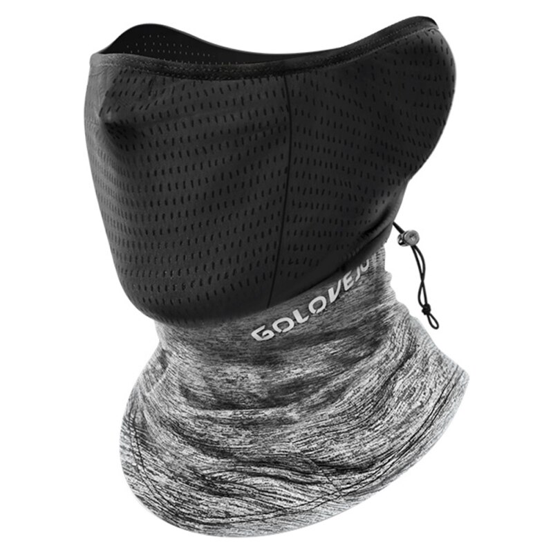 Utomhus cykling ansiktsmask rida löpning halsduk anti-uv huvudbonader cool is silke pannband andas anti-svett sport bandana