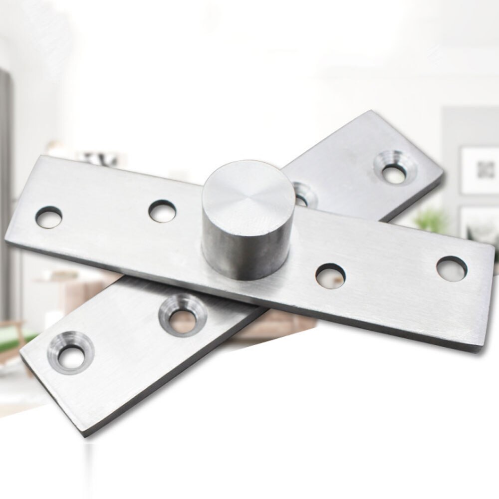YUMORE 360 Degrees Rotating Door Pivot Rotary Stainless Steel Doors Hinges Central Axis Location Shaft Furniture Hidden Hinge